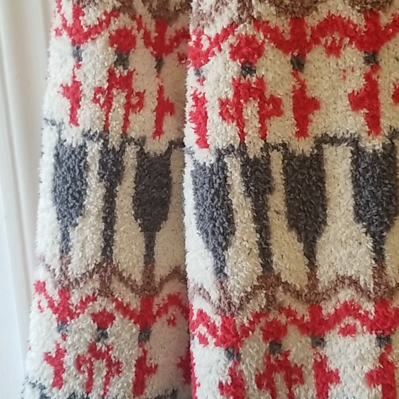 Sleeping on Snow elaborate fleece arrow coat XL - Picture 2 of 5